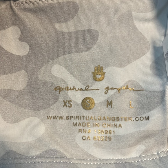 Spiritual Gangster Women’s Winter Camo Shakti Brami Sports Bra - Picture 8 of 8